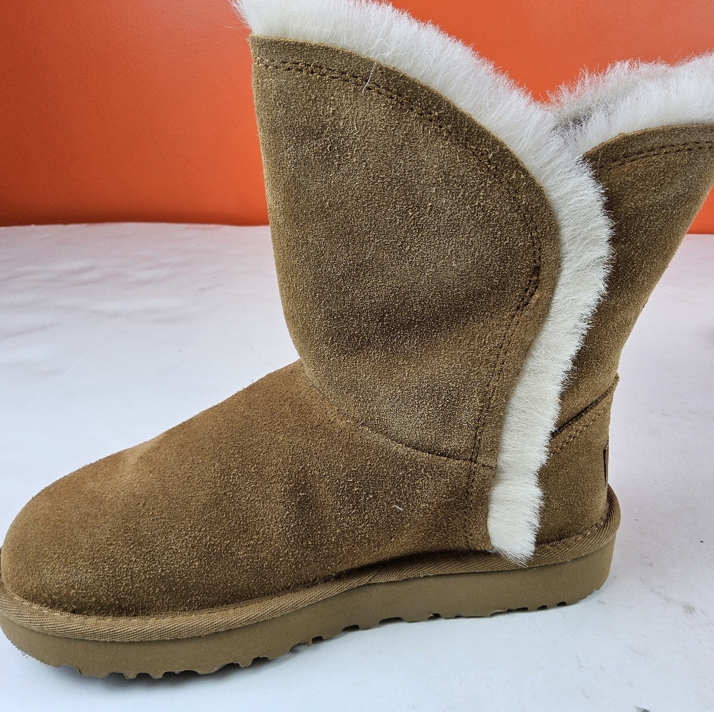 UGG Women Ankle High Fur Lined outdoor Boot Brown 6 (lot 1113)